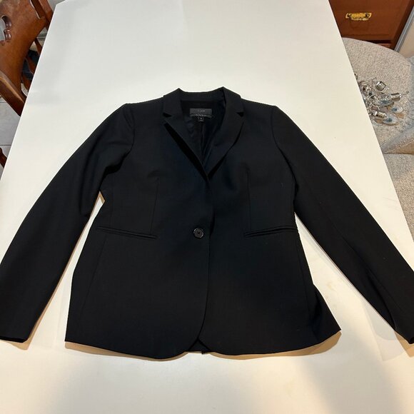J. Crew Parke Blazer in Italian Bi-Stretch Wool Black, Sz 8 - Picture 11 of 11